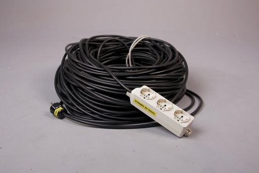 [CANTACAB90] EXTENSIÓN ELÉCTRICA 220V 3 TOMAS (90MTS)